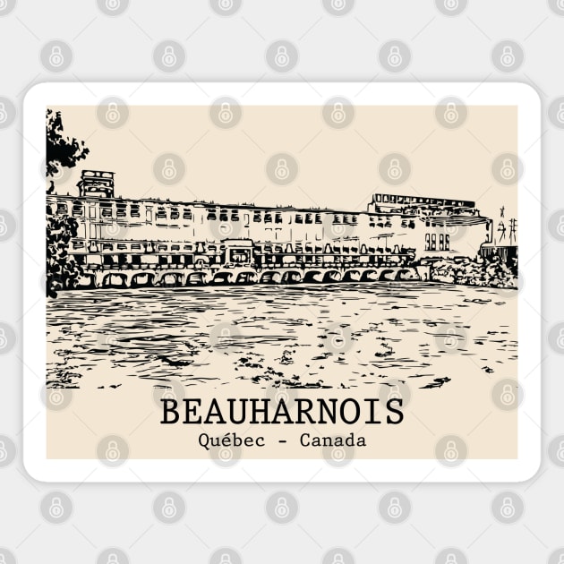 Beauharnois - Québec Magnet by Lakeric
